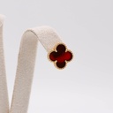 VCA Vintage Alhambra Earrings 750YG Carnelian JA288381 2018