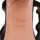 Christian Dior Ballet Slingback Pumps Lambskin Leather Black Size 37