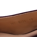 Christian Dior Ballet Slingback Pumps Lambskin Leather Burgundy Size 39