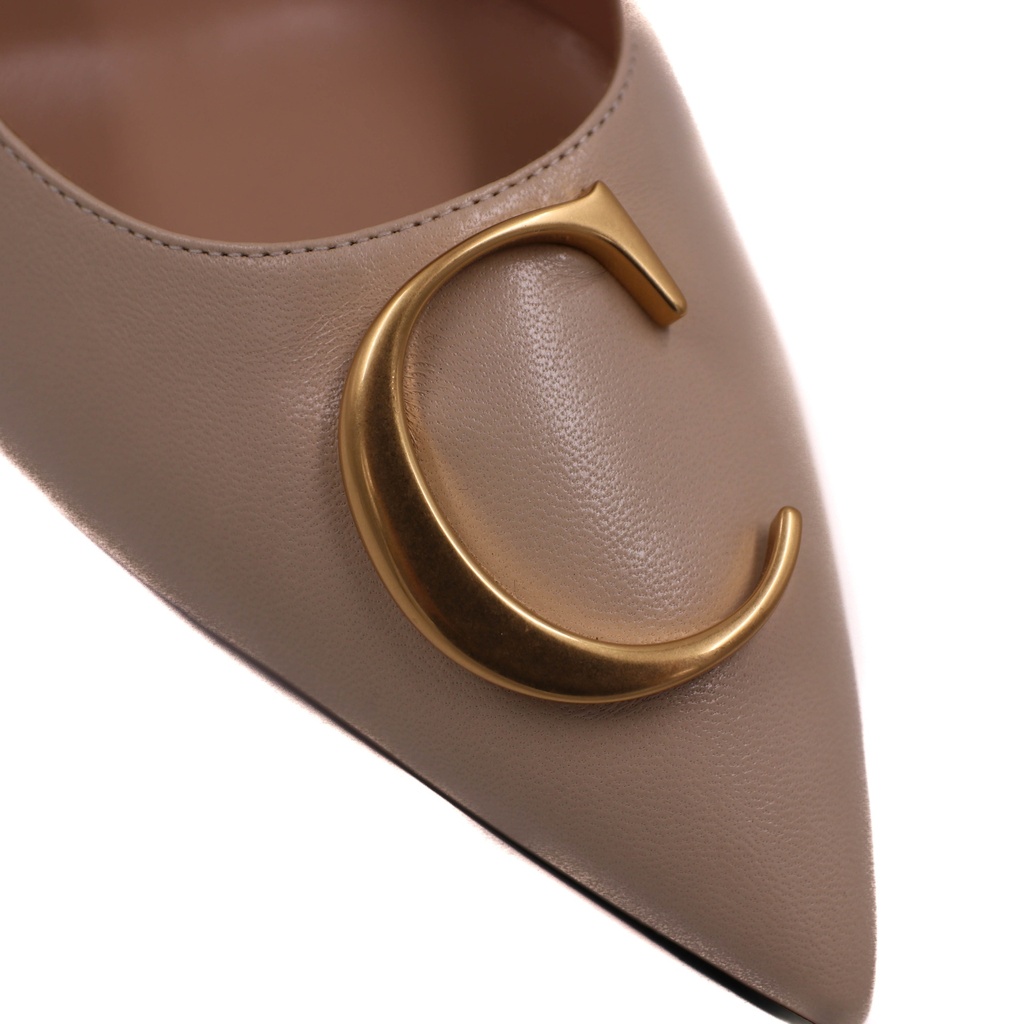 Christian Diot Decollete Dior Initials Beige Size 37 1/2