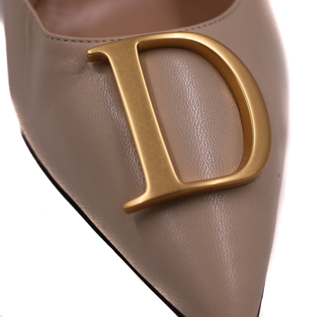 Christian Diot Decollete Dior Initials Beige Size 37 1/2