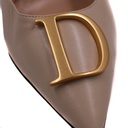 Christian Diot Decollete Dior Initials Beige Size 37 1/2