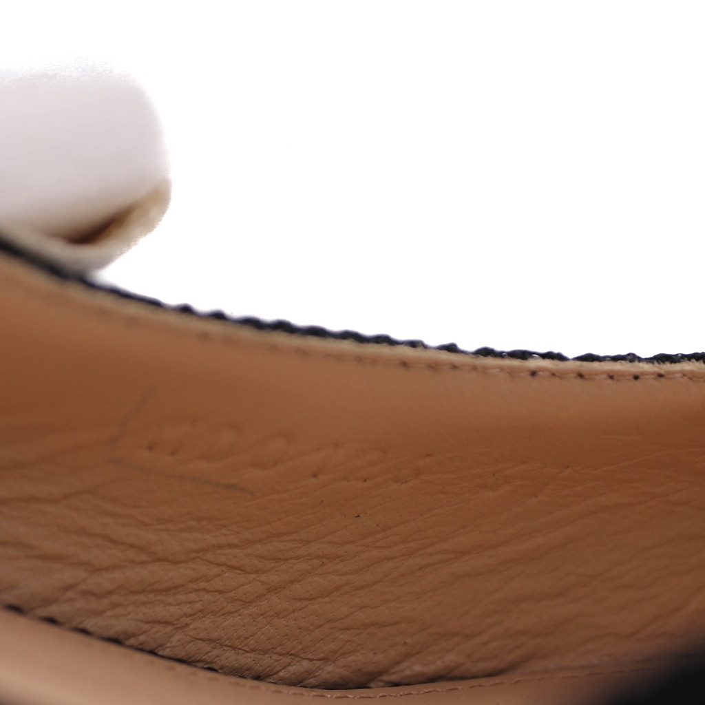 Christian Dior J'Adior Slingback Pump Black Technical Fabric In Size 37