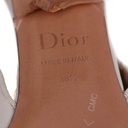 Christian Dior Ballet Slingback Pumps Lambskin Leather Beige Size 38 1/2 