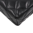 Chanel Shiny Aged Calfskin Quilted Nano Kelly Shopper Bag Black