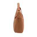 Prada Logo-plaque Shoulder Bag in Beige