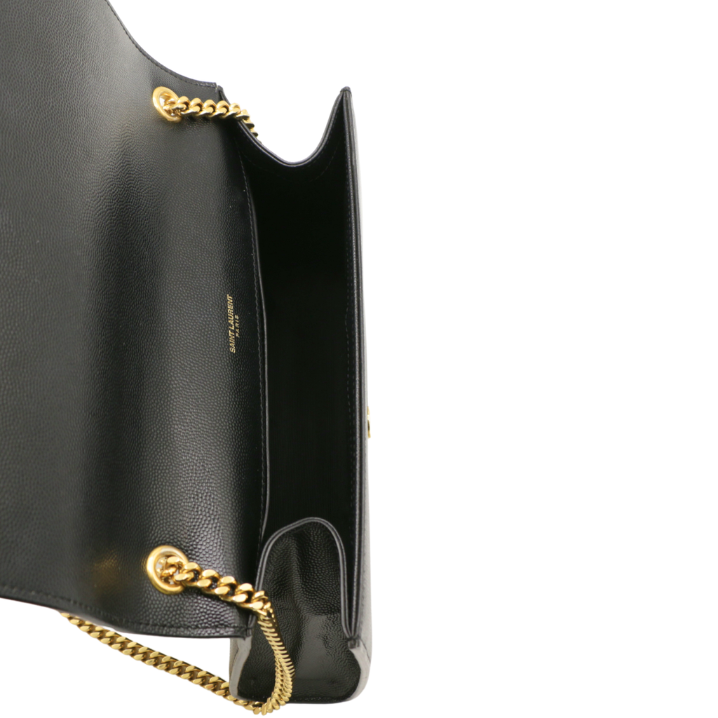 Yves Saint Laurent Kate Medium Leather Shoulder Bag Black