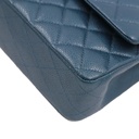 Chanel Classic Medium Caviar Double Flap Blue 