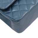 Chanel Classic Medium Caviar Double Flap Blue 