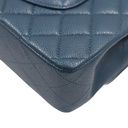 Chanel Classic Medium Caviar Double Flap Blue 