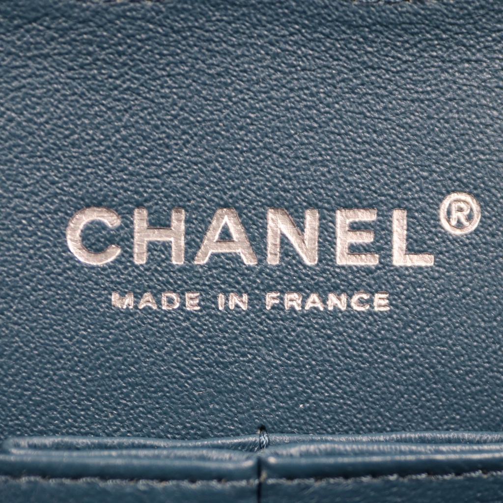 Chanel Classic Medium Caviar Double Flap Blue 