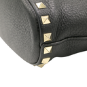 Valentino Rockstud Small Shopping Bag in Black