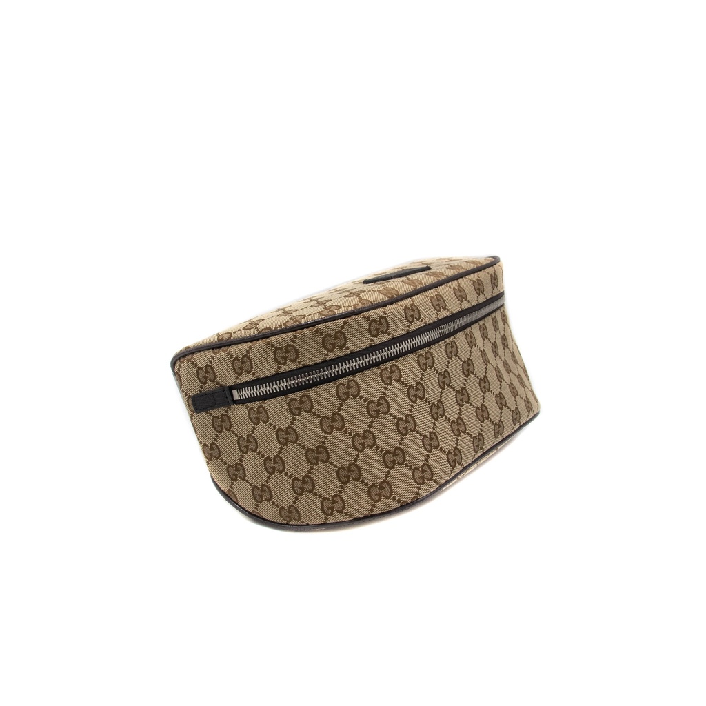 Gucci  Waist Pouch GG Canvas Belt Bag Beige 630915