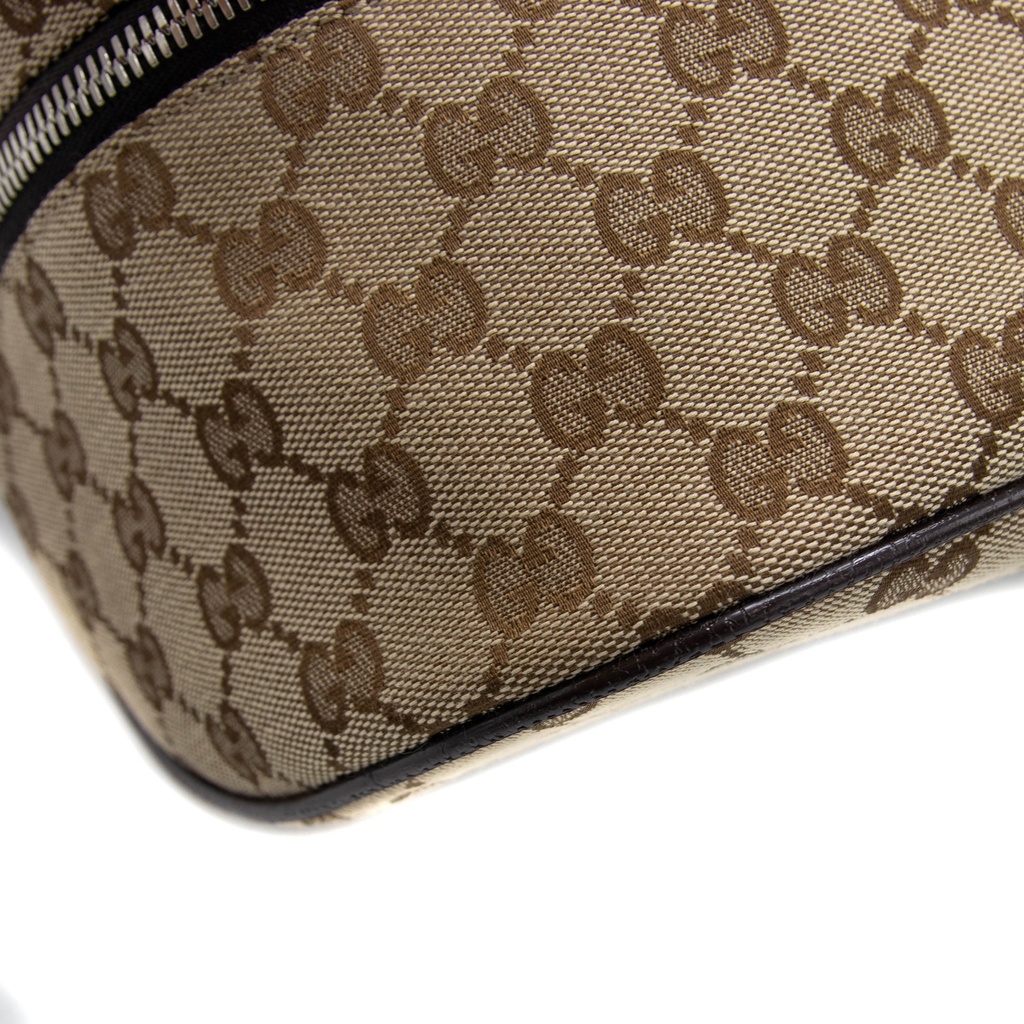 Gucci  Waist Pouch GG Canvas Belt Bag Beige 630915