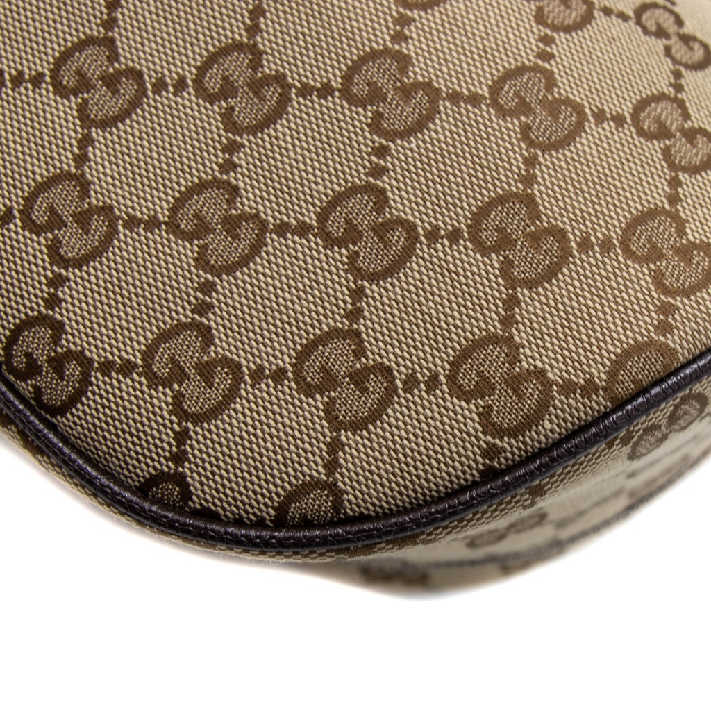 Gucci  Waist Pouch GG Canvas Belt Bag Beige 630915