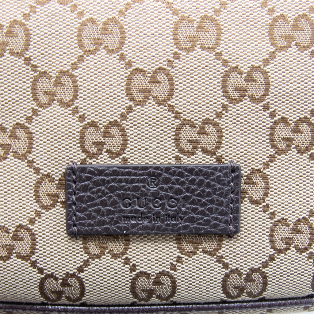 Gucci  Waist Pouch GG Canvas Belt Bag Beige 630915