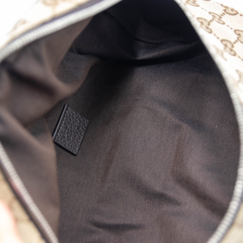 Gucci  Waist Pouch GG Canvas Belt Bag Beige 630915