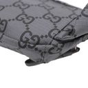 Gucci Maxi GG Logo Gray/Black Nylon Belt Bag 767934