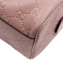 Gucci GG Emblem Small Top Handle Bag Dusty Pink 815255