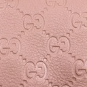 Gucci GG Emblem Small Top Handle Bag Dusty Pink 815255