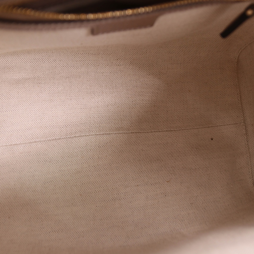 Gucci GG Emblem Small Top Handle Bag Dusty Pink 815255