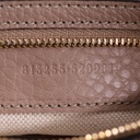 Gucci GG Emblem Small Top Handle Bag Dusty Pink 815255