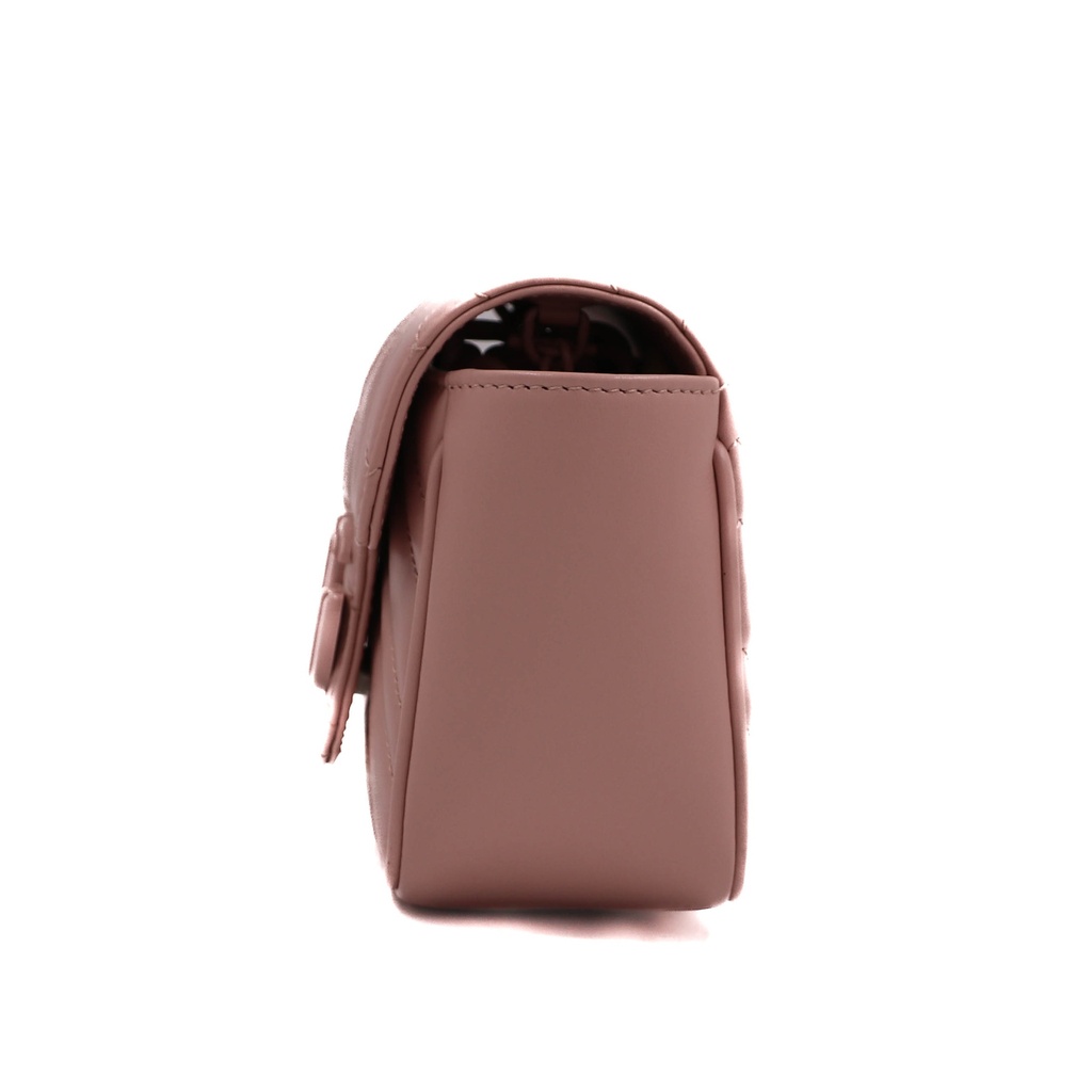 Gucci GG Marmont Mini Belt Bag in Dusty Pink 739599