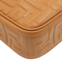 Fendi Baguette 3D FF Motif Chain Shoulder Brown Bag