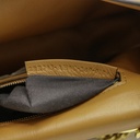 Fendi Baguette 3D FF Motif Chain Shoulder Brown Bag