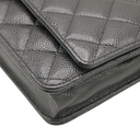 Chanel Classic Caviar Black Wallet on Chain 