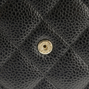 Chanel Classic Caviar Black Wallet on Chain 