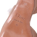 Christian Dior J'Adior Slingback Pump Beige Technical Fabric In Size 36