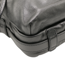 Gucci Double G Leather Messenger Bag Black 725696