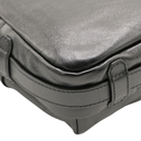 Gucci Double G Leather Messenger Bag Black 725696
