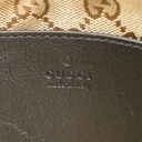 Gucci Double G Leather Messenger Bag Black 725696