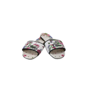 Christian Dior Dway Sandal Embroidered Multicolor Flower Size 35 1/2
