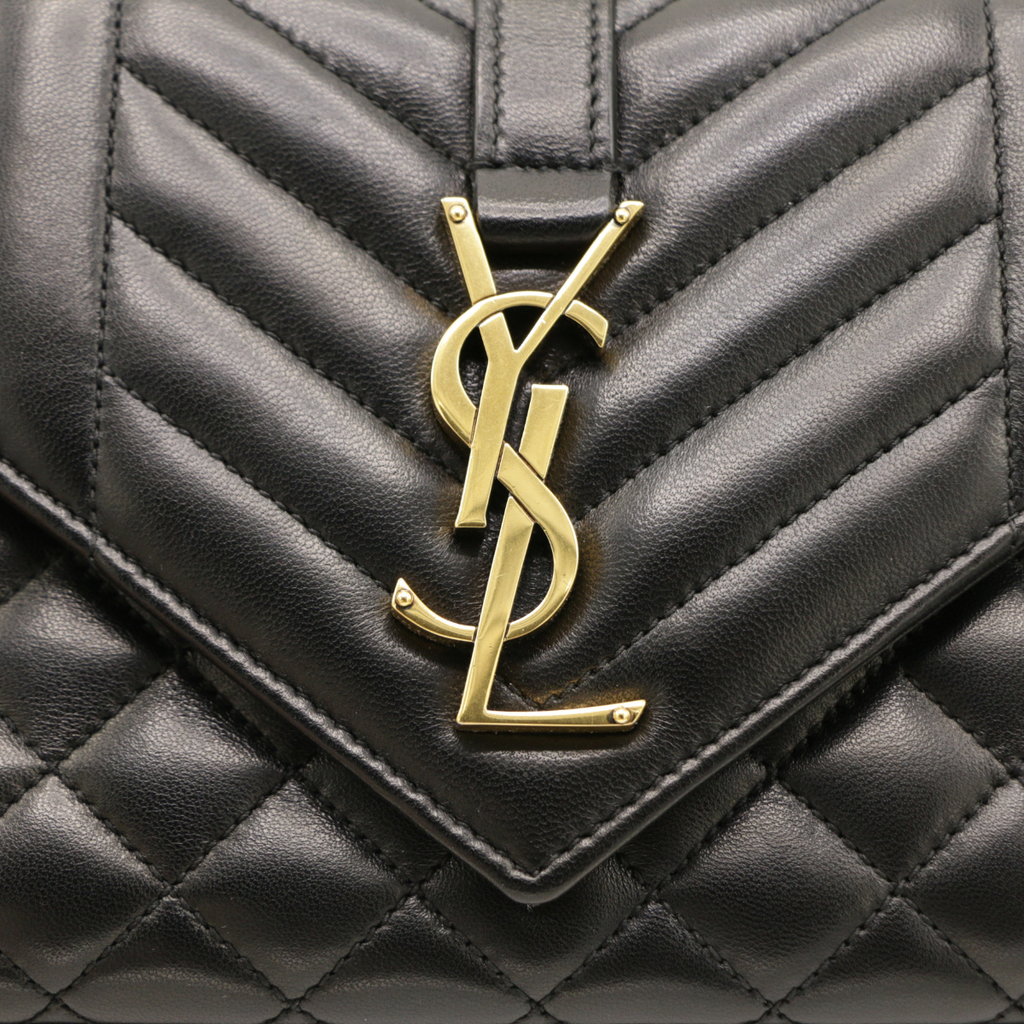 Yves Saint Laurent Envelope Triquilt Small YSL Shoulder Bag