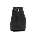 Gucci GG Emblem Black Leather Bucket Bag