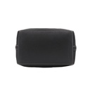 Gucci GG Emblem Black Leather Bucket Bag