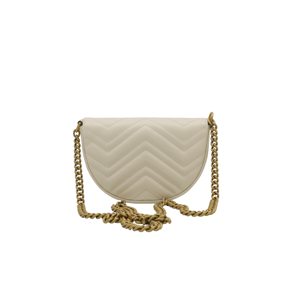 Gucci Mini GG Marmont Crossbody Bag Beige 746431