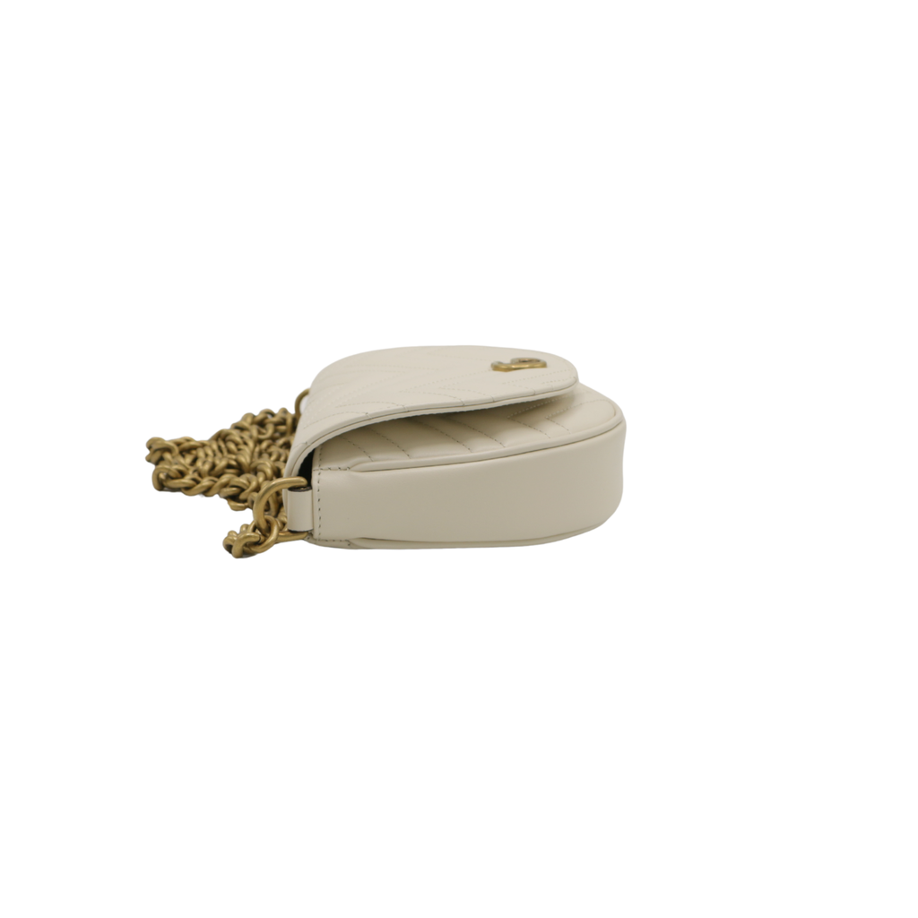 Gucci Mini GG Marmont Crossbody Bag Beige 746431