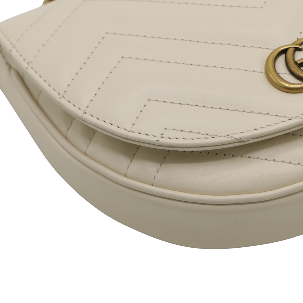 Gucci Mini GG Marmont Crossbody Bag Beige 746431