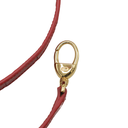 Christian Dior Lady Dior Large in Red Crocodile Leather 