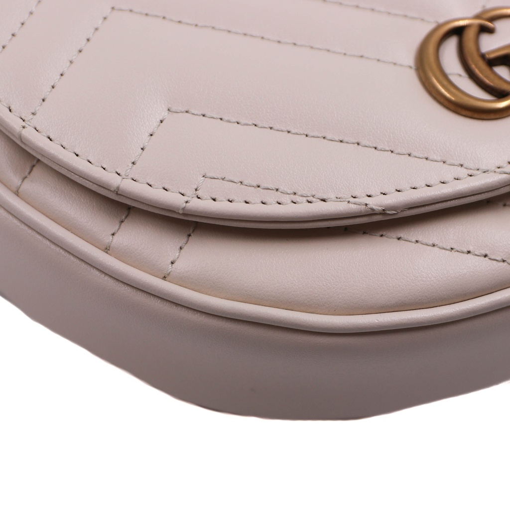 Gucci Mini GG Marmont Crossbody Bag Beige 746431