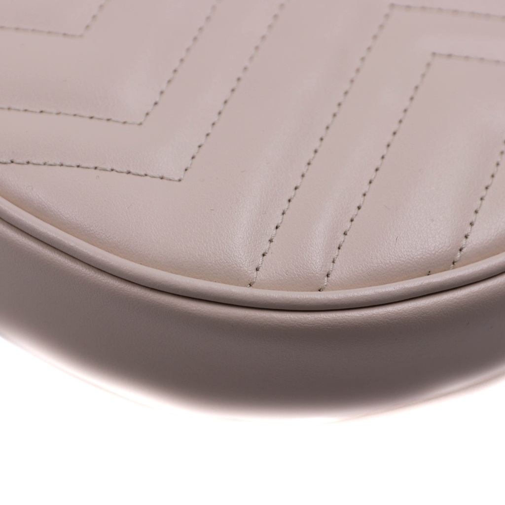 Gucci Mini GG Marmont Crossbody Bag Beige 746431