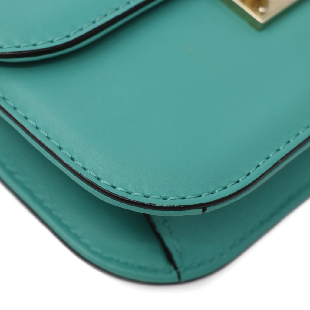 Valentino Garavani Rockstud Shoulder Bag Green