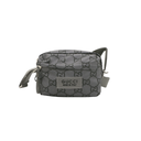 Gucci GG Ripstop Medium Crossbody Bag Grey 767931