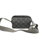 Gucci GG Ripstop Medium Crossbody Bag Grey 767931
