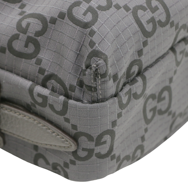 Gucci GG Ripstop Medium Crossbody Bag Grey 767931