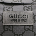 Gucci GG Ripstop Medium Crossbody Bag Grey 767931